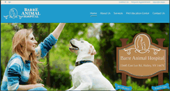 Desktop Screenshot of barreanimalhospital.com