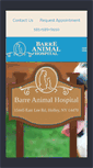 Mobile Screenshot of barreanimalhospital.com